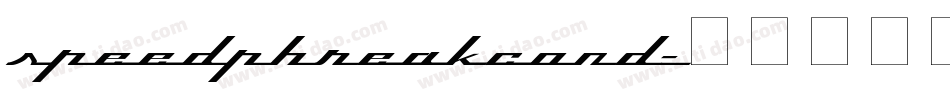 speedphreakcond字体转换