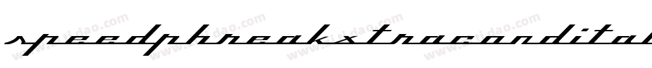 speedphreakxtracondital字体转换