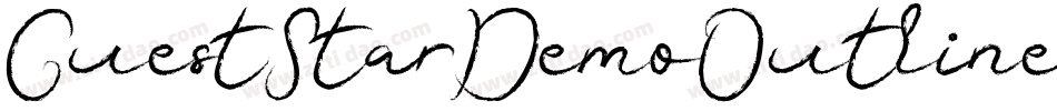 GuestStarDemoOutline-MVW1x字体转换