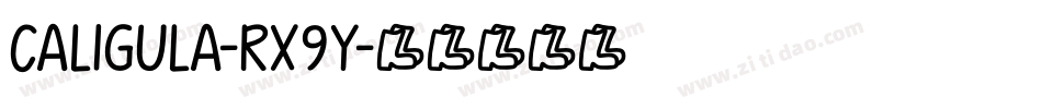 Caligula-rX9y字体转换