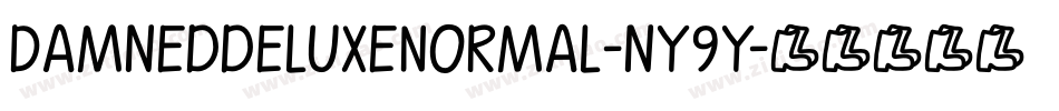 DamneddeluxeNormal-nY9Y字体转换