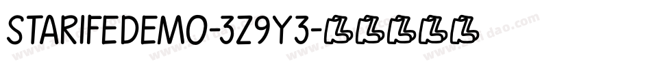 StarifeDemo-3z9Y3字体转换