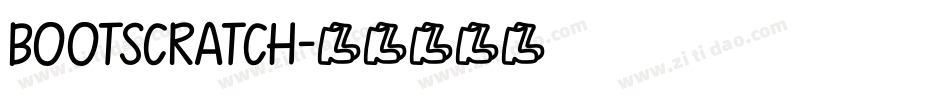 bootscratch字体转换
