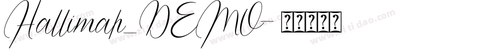 Hallimah_DEMO字体转换