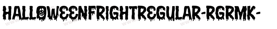 HalloweenfrightRegular-rgrMK字体转换