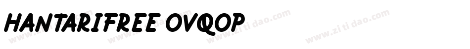 HantariFree-OVqOP字体转换