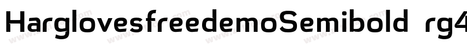 HarglovesfreedemoSemibold-rg4qL字体转换