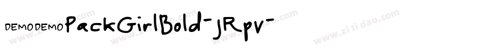 30PackGirlBold-jRpv字体转换