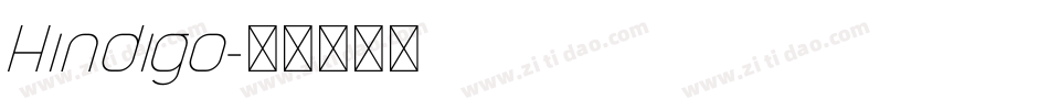 Hindigo字体转换
