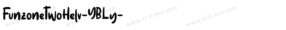 FunzoneTwoHelv-YBLy字体转换