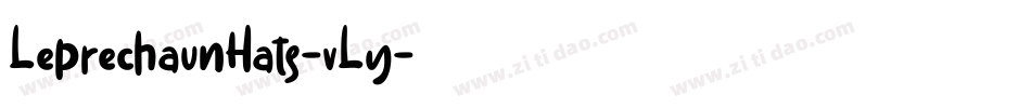 LeprechaunHats-vLy字体转换