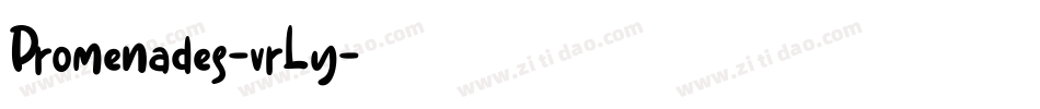 Promenades-vrLy字体转换