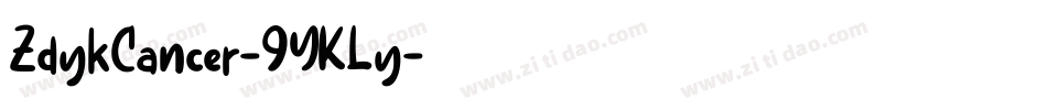 ZdykCancer-9YKLy字体转换