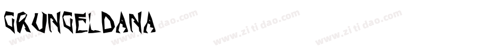 Grungeldana字体转换