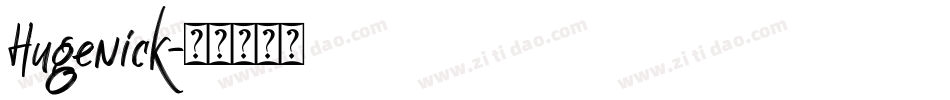 Hugenick字体转换