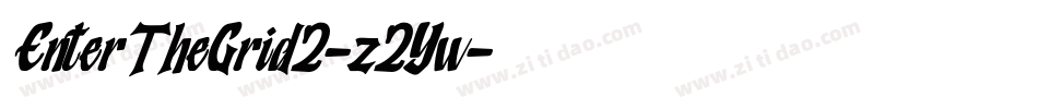 EnterTheGrid2-z2Yw字体转换