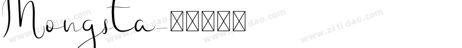 Mongsta字体转换