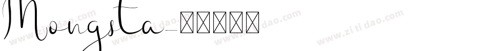 Mongsta字体转换