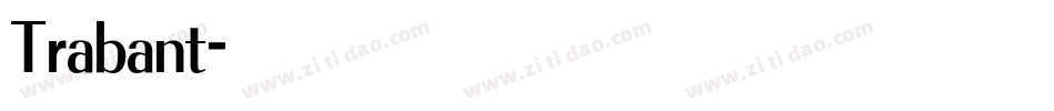 Trabant字体转换