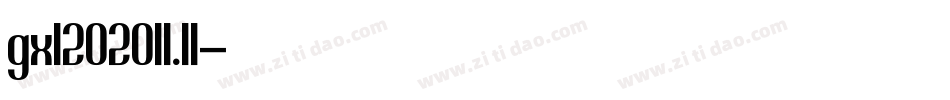 gxl202011.11字体转换
