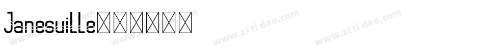 Janesuille字体转换