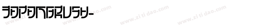 JAPANBRUSH字体转换