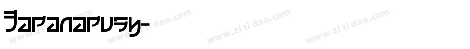 Japanapush字体转换