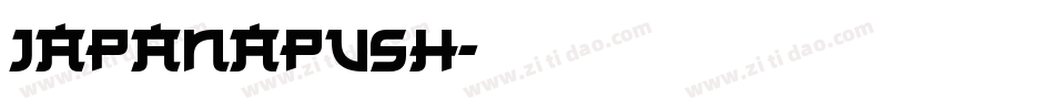 Japanapush字体转换