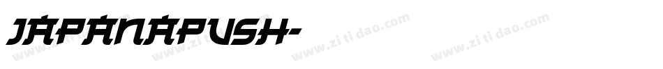 Japanapush字体转换