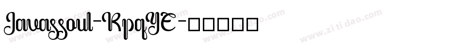 Javassoul-RpqYE字体转换