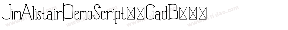 JimAlistairDemoScript-1GadB字体转换