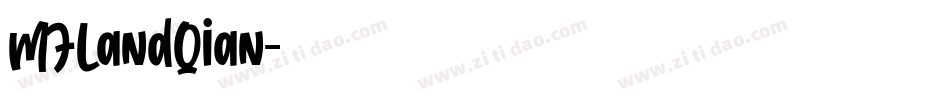 MFLandQian字体转换