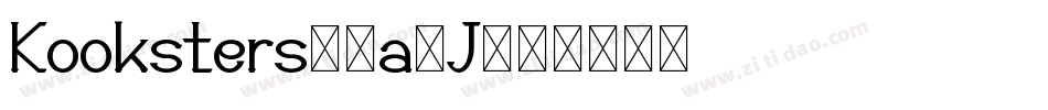 Kooksters-8a0J字体转换