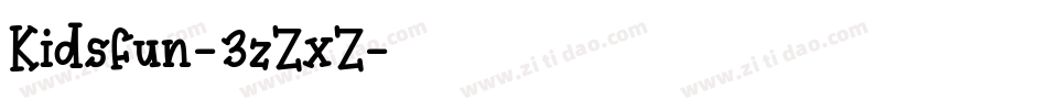 Kidsfun-3zZxZ字体转换