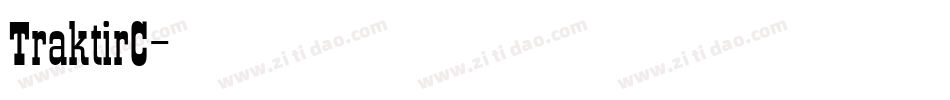 TraktirC字体转换