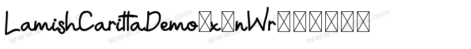 LamishCarittaDemo-x3nWr字体转换