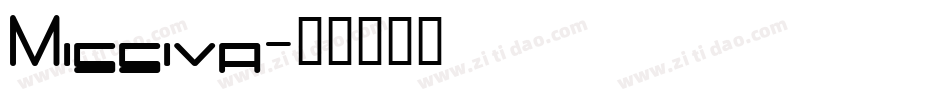 Missiva字体转换