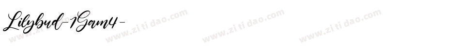 Lilybud-1Gam4字体转换