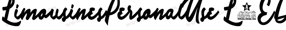 LimousinesPersonalUse-L3ED5字体转换