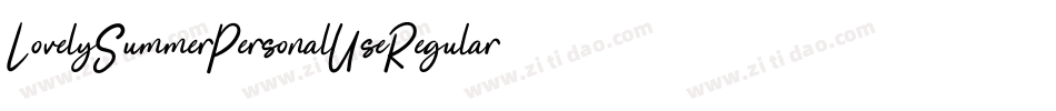 LovelySummerPersonalUseRegular-VGqBZ字体转换 LovelySummerPersonalUseRegular-VGqBZ字体转换