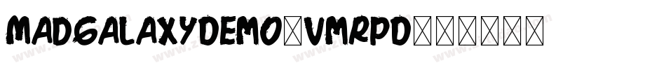 MadGalaxyDemo-vmRpD字体转换