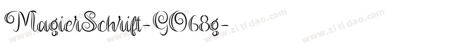MagierSchrift-GO68g字体转换
