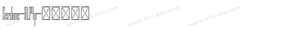 Serdane-ALP4p字体转换 Serdane-ALP4p字体转换