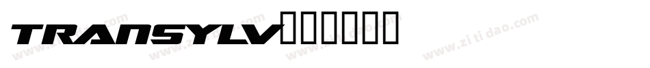 TRANSYLV字体转换