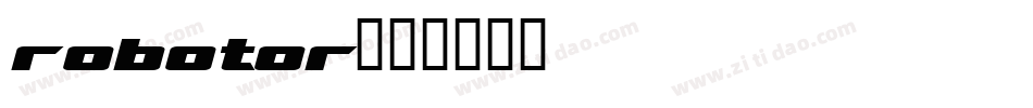 robotor字体转换