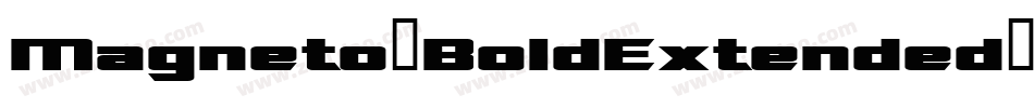 Magneto-BoldExtended字体转换