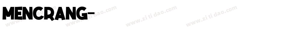 Mencrang字体转换
