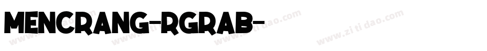 Mencrang-rgrAB字体转换