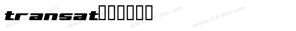 transat字体转换