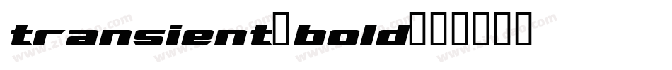 transient_bold字体转换